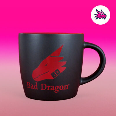 bad dragon mug tea coffee cup drink logo duke