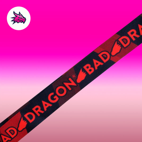 lanyard keychain key ring chain bad dragon lovely red and black