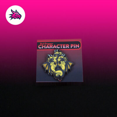 oroshi bad dragon fantasy character pin enamel badge
